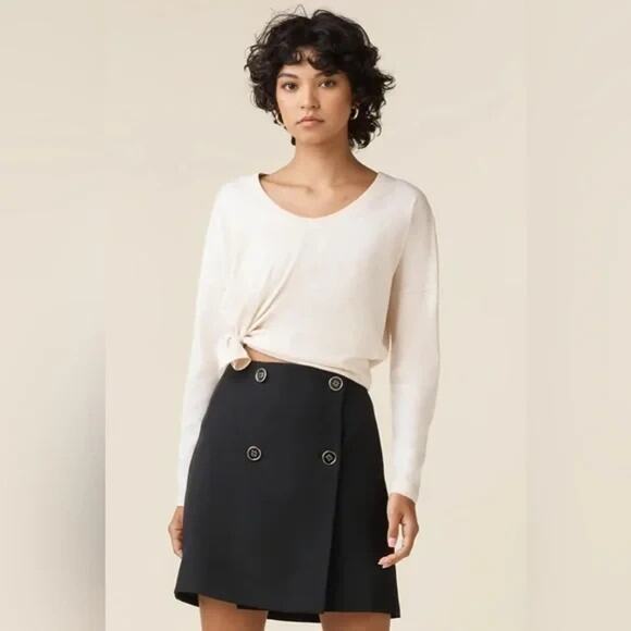 Vetta Womens Convertible Tee Top in Vintage Cream XS - Picture 1 of 9